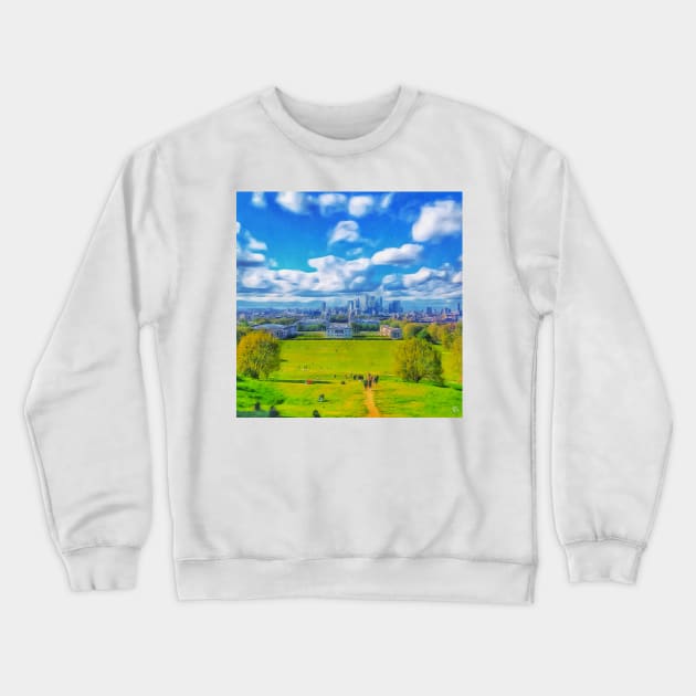 London - Greenwich I Crewneck Sweatshirt by RS3PT